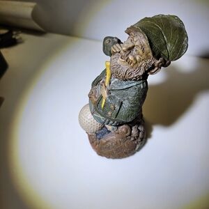 Whimsical Green and Brown Gnome Andrew